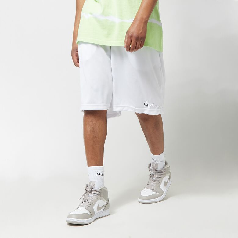 Indica Bliv oppe Thicken Karl Kani Small Signature Mesh Shorts white Sport Shorts online at SNIPES