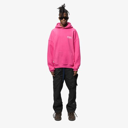 Pequs Chest Logo Hoodie pink Online Only online at SNIPES