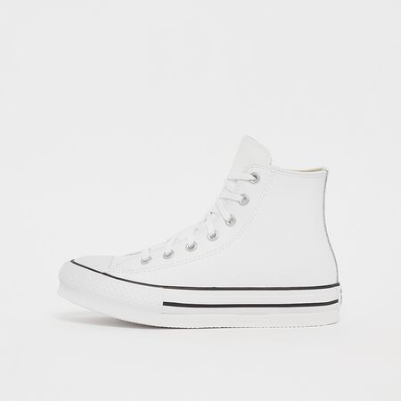 Chuck All Star Lift Leather white/ivory/black Platform Shoes online at SNIPES