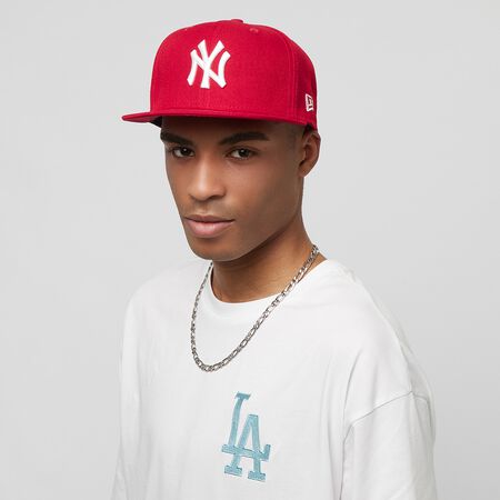 New Era Fitted-Cap 59Fifty Basic MLB New York Yankees scarlet Bonés Fitted  online at SNIPES