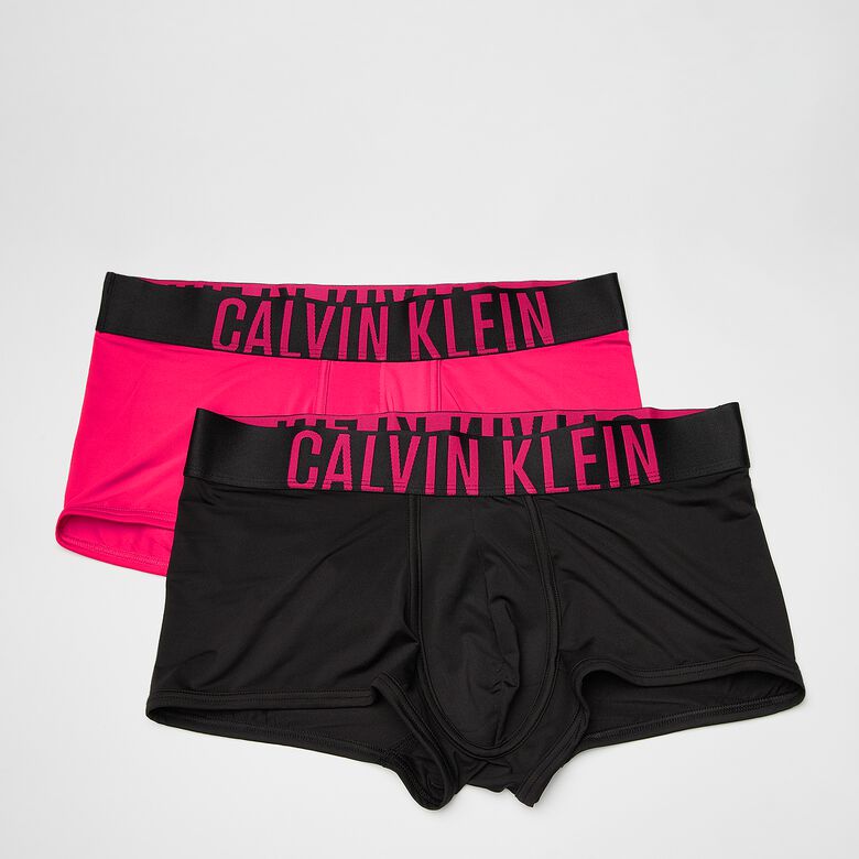 Calvin Klein Underwear Low Rise Trunk (2 Pack) B-PINK SPLENDOR LOGO/ PINK  SPLENDOR Boxers online at SNIPES