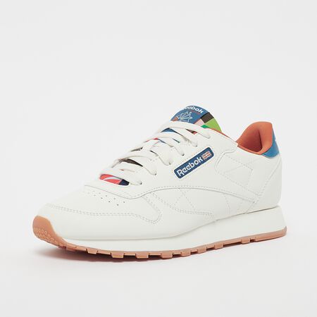 Inválido Más que nada acerca de Reebok CL Leather chalk/chalk/steely blue Sneakers online at SNIPES