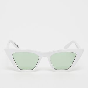 Cat-Eye Sunglasses -white, green
