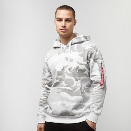 Alpha Industries Back Print Hoody Camo white camo online at