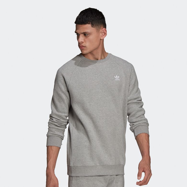 Fértil Sureste piel adidas Originals Essentials Sweatshirt medium grey heather Workwear online  at SNIPES