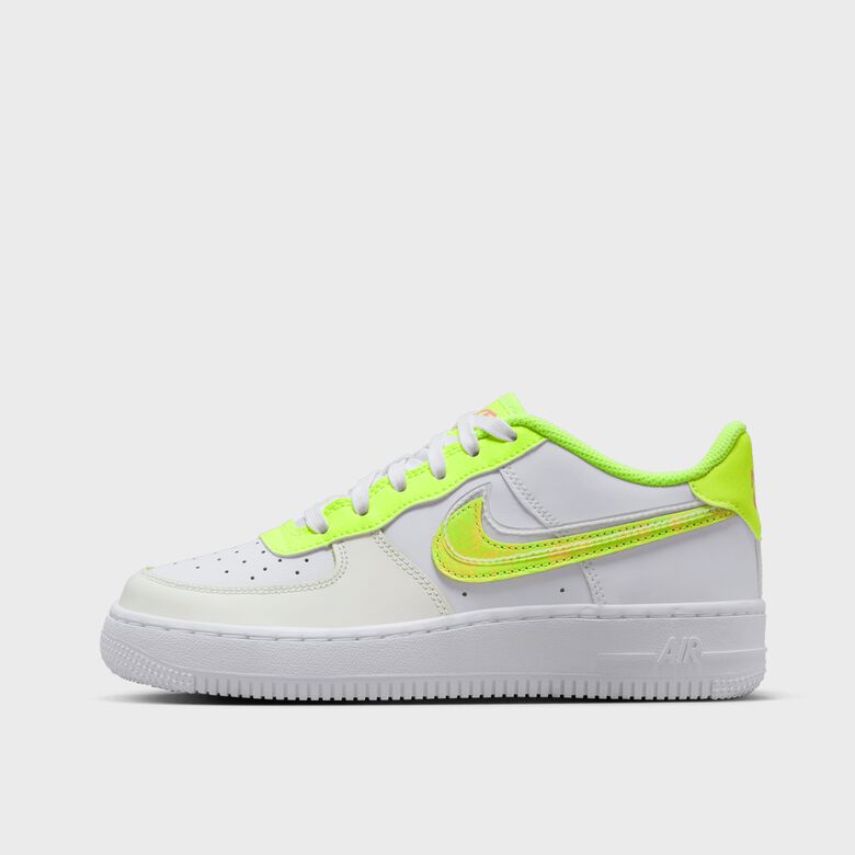 NIKE Air Force (GS) white/multicolor/volt/pink glow White Sneakers online SNIPES