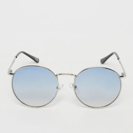 Round Sunglasses - silver, blue