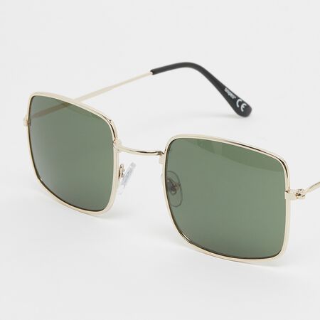 Square Sunglasses - gold, green