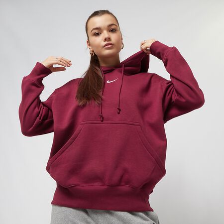 NIKE Sportswear Phoenix Fleece Oversized Hoodie team red/white Camisolas  com Capuz online at SNIPES