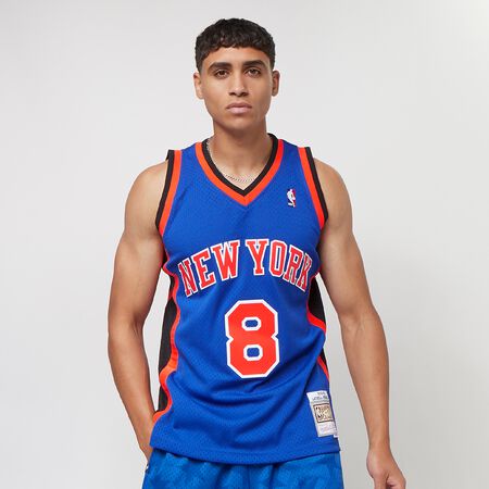Mitchell & Ness NBA NY KNICKS Swingman Road Jersey Knicks Sprewell royal  Jerseys online at SNIPES