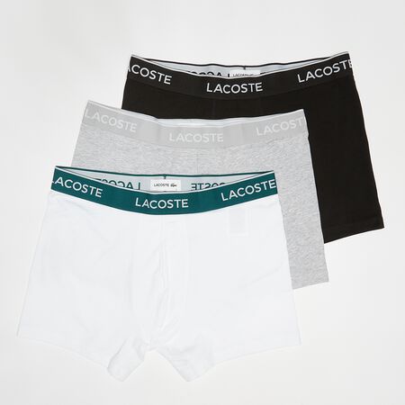 Lacoste Underwear Boxer Brief (3-Pack) black/white/silver Boxers